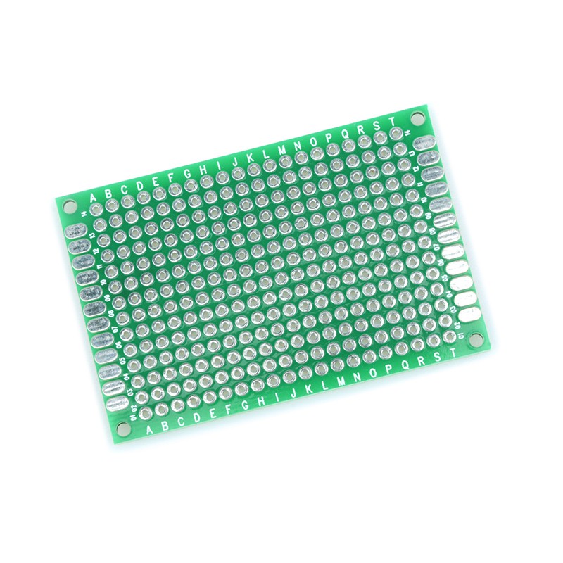 Board đồng đục lỗ 04x06cm 2 mặt phủ xanh-LL8