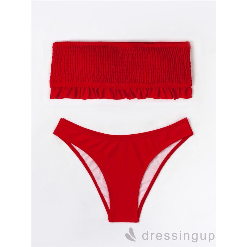 Đồ bơi hai mảnh không tay hở vai hỗ trợ nâng ngực cao cấp