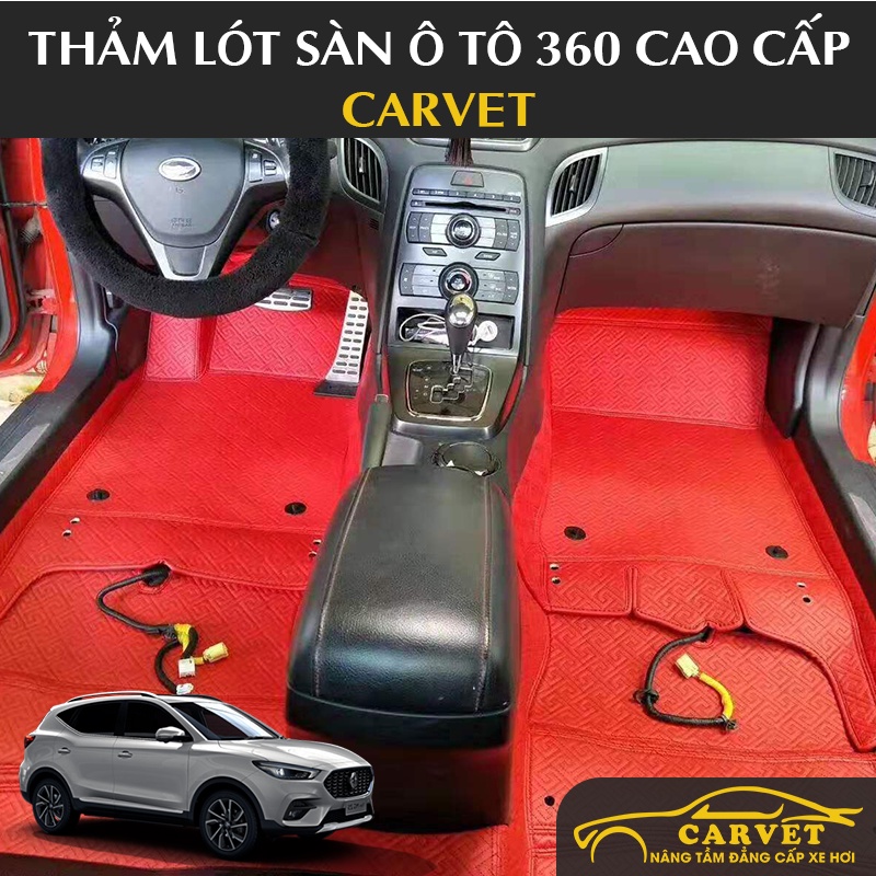 Thảm lót full sàn ô tô 360 MG ZS, thảm trải sàn da Nappa không mùi, phủ kín sàn xe