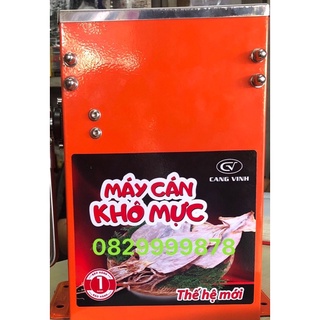Máy Cán Khô Mực - Khô Bò Lớn Trục 15cm Quay Tay Thế Hệ Mới ( BH 1 Năm )