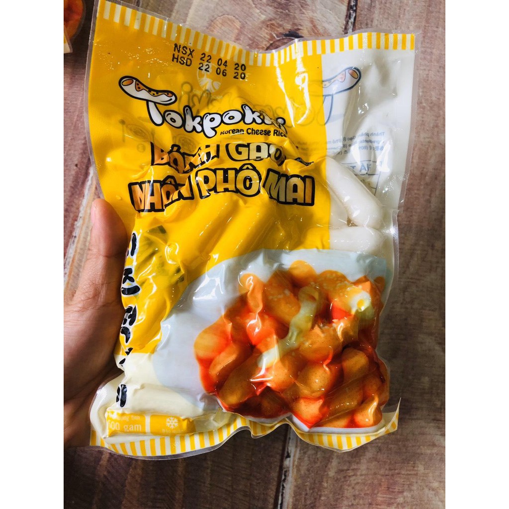 500g BÁNH GẠO nhân PHÔ MAI GREEN FOOD