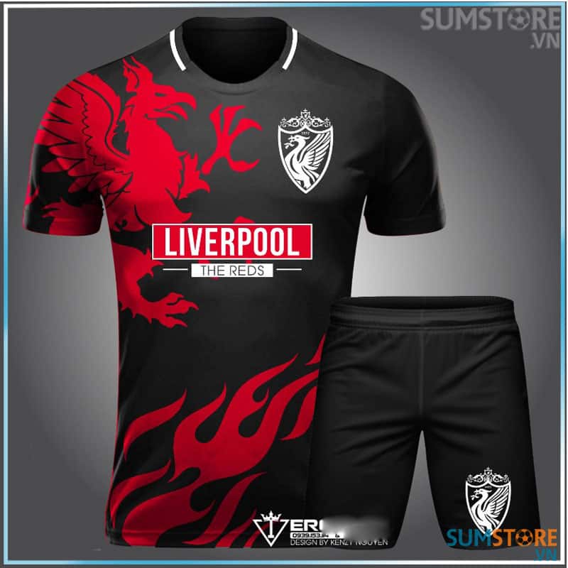 Áo Bóng Đá Độc Lạ – CLB Liverpool Đen 10 - Áo Bóng Đá Mới Nhất