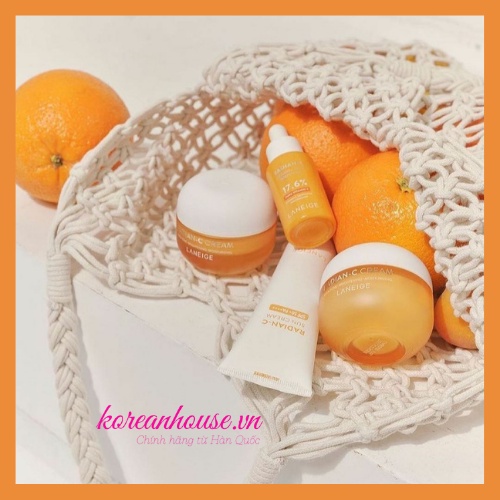KEM DƯỠNG TRẮNG NÂNG TONE DA LANEIGE RADIAN C CREAM_Vitamin C Tone Up Cream