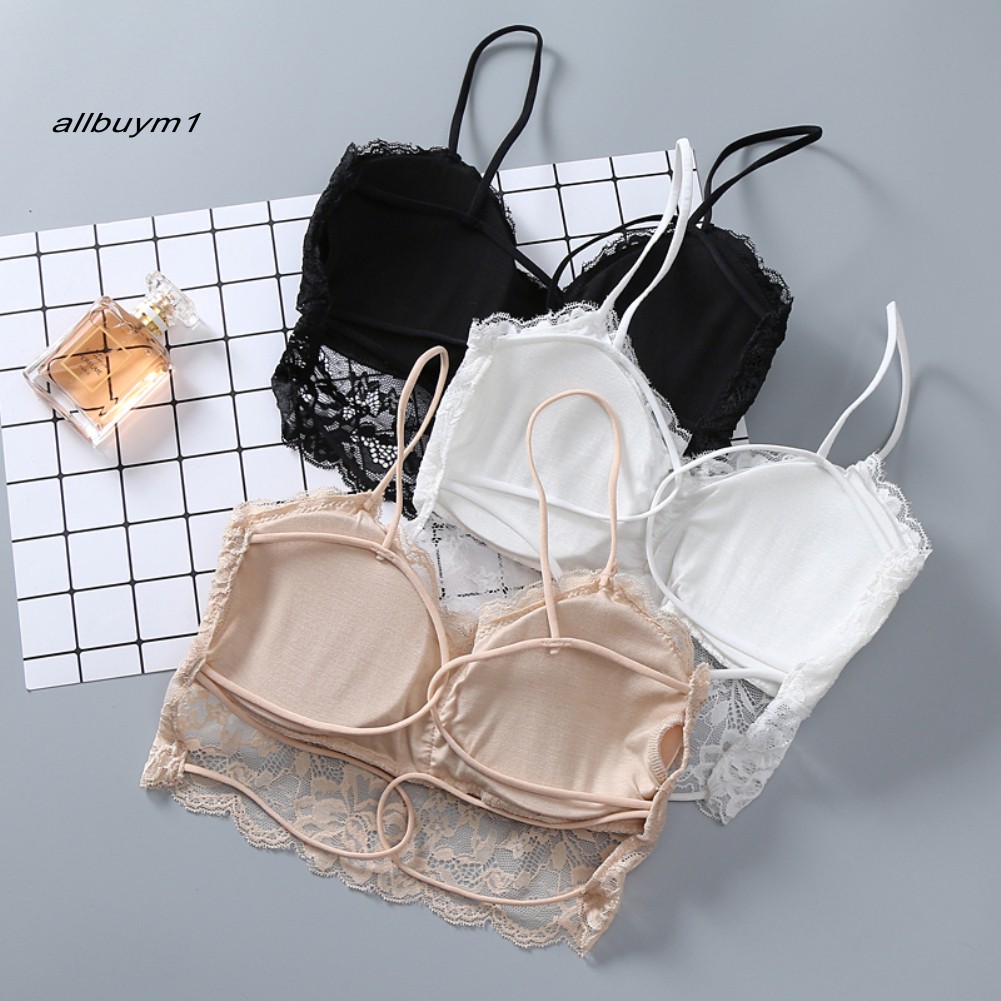 Áo lót hai dây viền ren gợi cảm thời trang