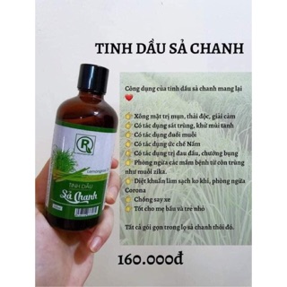 Tin dầu sả chanh nguyên chất -chai 100ml