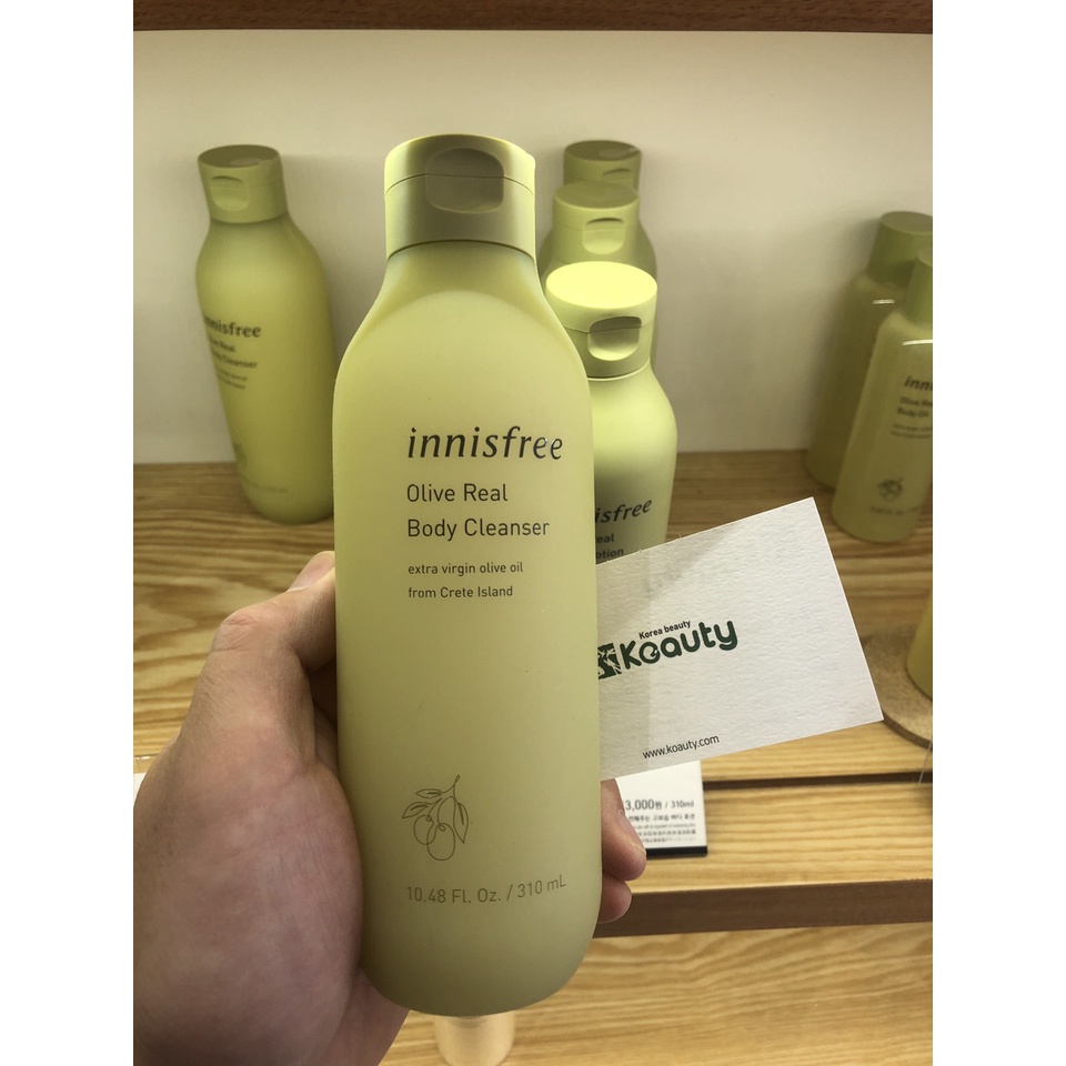 Sữa tắm / Sữa dưỡng thể/ Dầu dưỡng thể từ Olive Innisfree Oilve Real Body Cleanser/ Lotion/ Oil