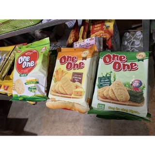 BÁNH GẠO ONE ONE VỊ PHÔ MAI NGÔ - VỊ NGỌT DỊU - VỊ TẢO BIỂN BẠCH TUỘC NƯỚNG - VỊ SỮA NGÔ