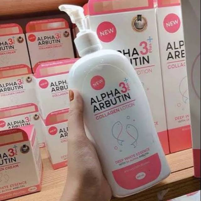 (Hàng Mới Về) Lotion Dưỡng Da Alpha Arbutin 3 Plus Collagen 500ml