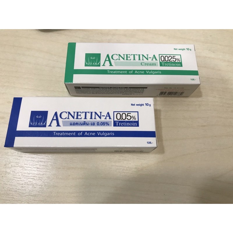Acnetin A gel giảm mụn Tretinoin.