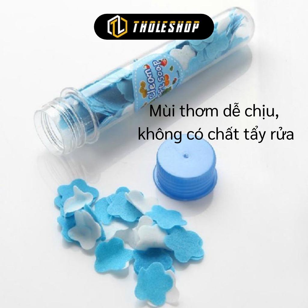 Xà Phòng Giấy - Xà Bông Giấy Dùng 1 Lần Thiết Kế Hình Hoa Xinh Xắn Bỏ Túi 6647