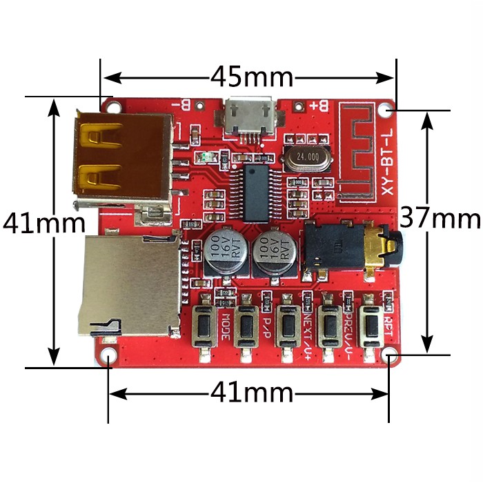 Module giải mã MP3 bluetooth 4.1