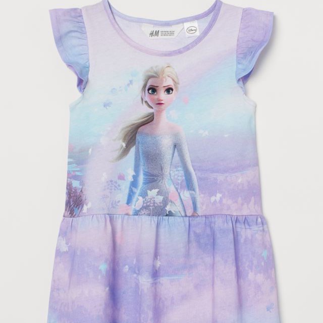 Váy Elsa cánh tiên cho bé gái