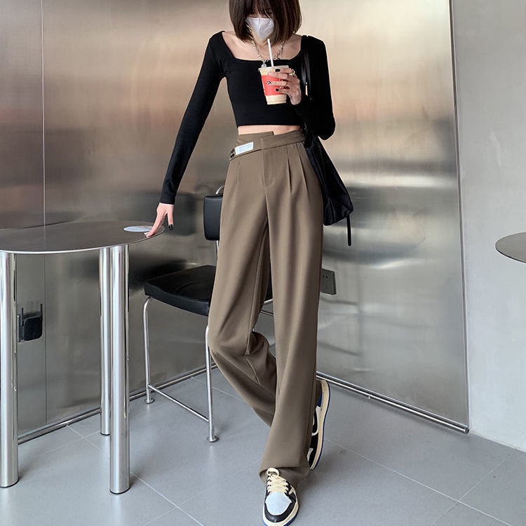 Quần Kaki Nữ Lưng Cao Kiểu Dáng Mới