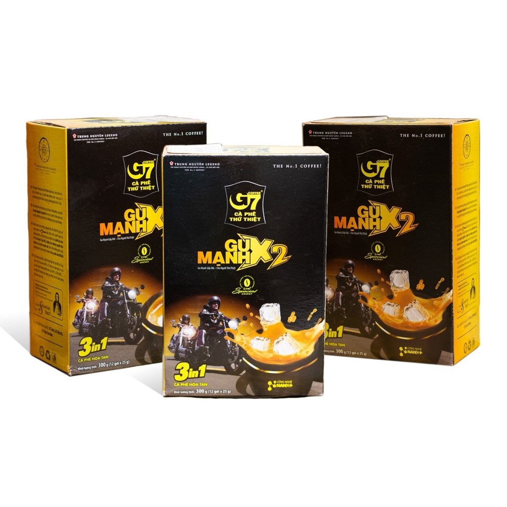 Cà phê G7 hòa tan 3in1 các loại