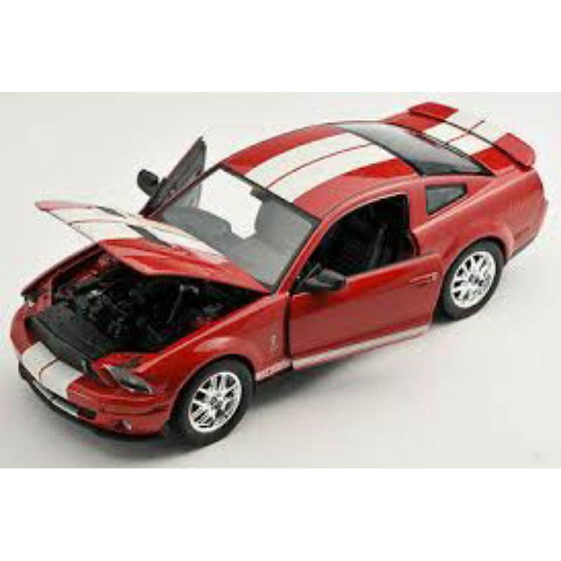 Xe Mô Hình Ford Mustang Gt500 1:24 Welly (Đỏ)