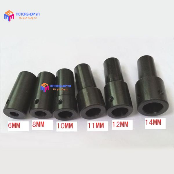 MTS Đầu Nối B16 Nối Trục 5mm, 6mm, 8mm, 10mm, 12mm Với Đầu Kẹp Mang Ranh 1.5-13mm