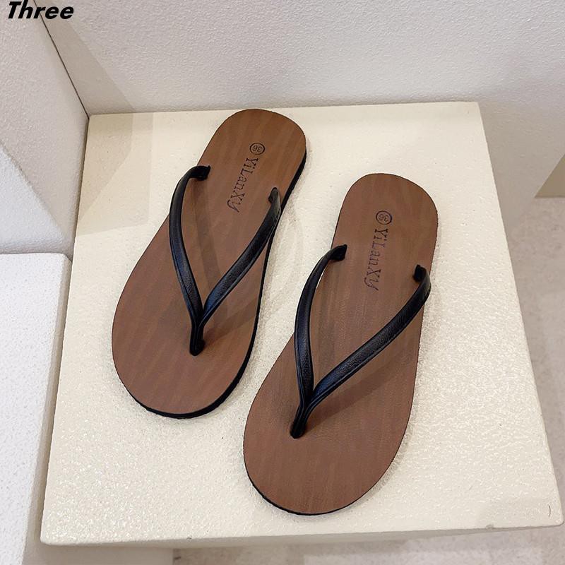 Women's shoes, slippers, flip flops, women's outer wear, non-slip flat cool casual beach shoes, Korean version