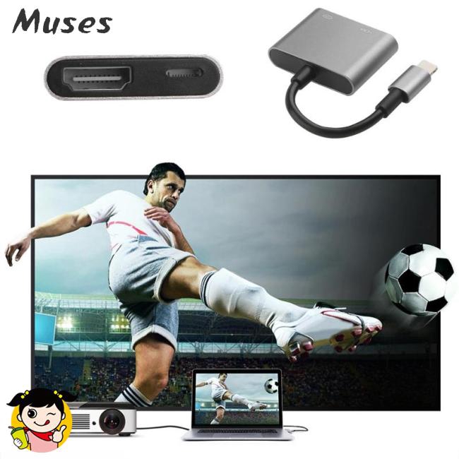 Dây cáp chuyển đổi cổng lightning sang HDMI TV cho điện thoại iPhone