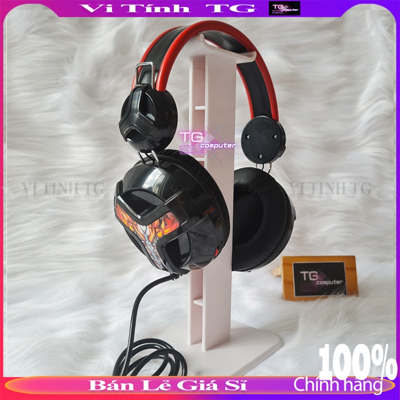Tai nghe GIÁ RẺ CÓ MIC CÓ DÂY CHO MÁY TÍNH LAPTOP GAMEMING Vi tính TG TNGRV2