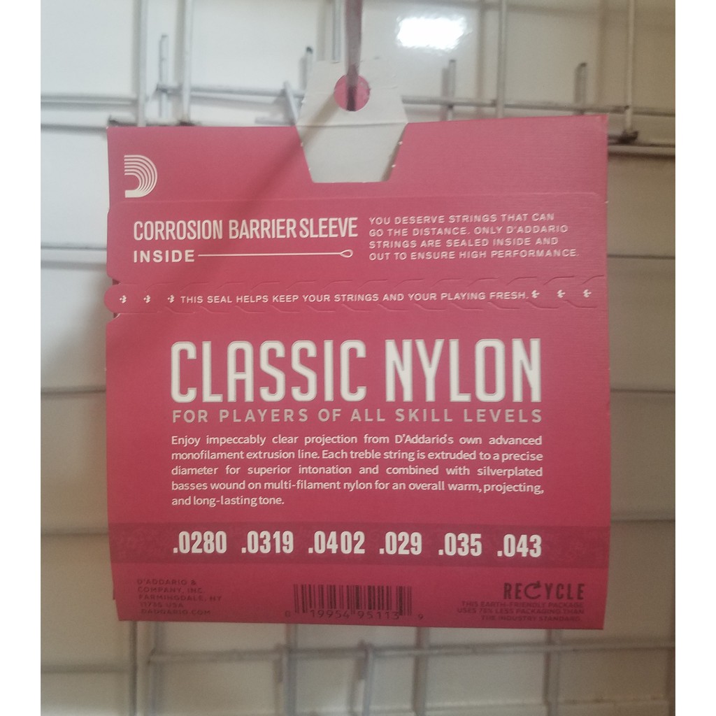 Dây Đàn Guitar Classic D'addario EJ27N