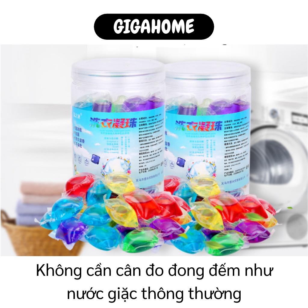 Viên Giặt Quần Áo GIGAHOME Combo 30 Viên Giặt Xả Quần Áo Giúp Thơm Tho Và Làm Mềm Vải 9749