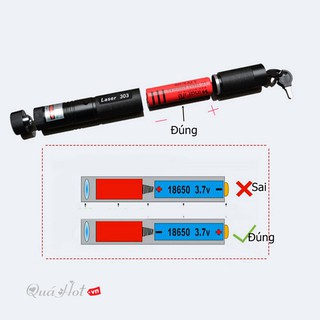 Đèn Pin Laser Pointer 303 - Tia Xanh
