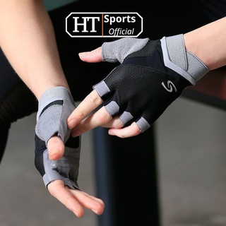 Găng tay thể thao nam nữ saidini HT Sports, bao tay tập gym đi xe máy cao cấp co dãn tốt mẫu mã đẹp