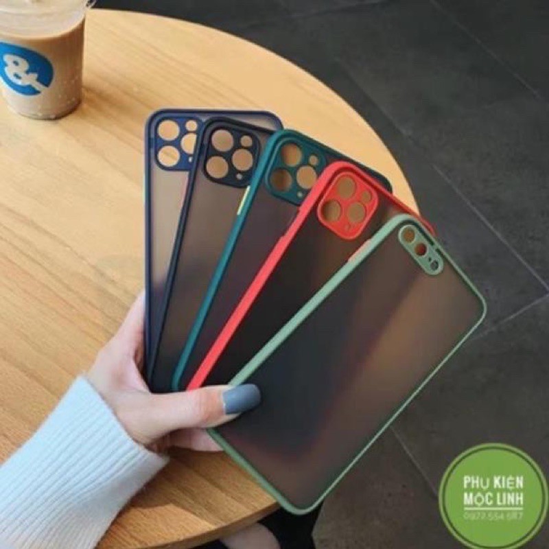 11 / PRO / 12/ 12promax Xs MAX X XS 8PLUS7PLUS 6PLUS 6 ỐP NHÁM + BẢO VỆ CAMERA CHỐNG SOCK ,VA ĐẬP , BÁM VÂN TAY