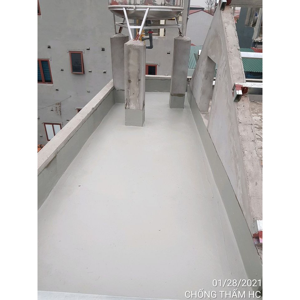 TaiKoMI Japan chống thấm vết nứt mái nhà, sàn nhà vệ sinh, máng xối, mái tôn- dung tích 1000ml