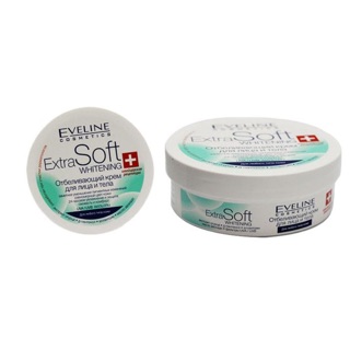 Kem dưỡng ẩm làm trắng da mặt và toàn thân] Eveline Extra Soft Whitening