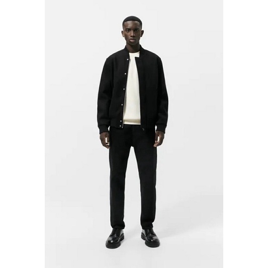 Order áo khoác xuất dư ZARA của nam Áo khoác bomber dáng cổ điển