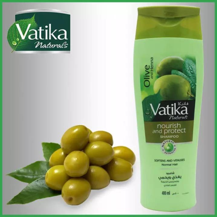 Dầu gội Vatika Naturals Nourish &amp; Protect Shampoo nuôi dưỡng và bảo vệ tóc dày óng mượt 700ml