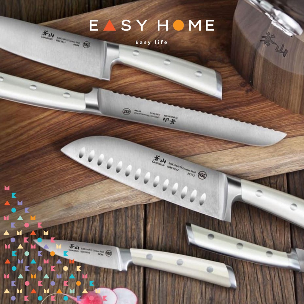 Dao Bếp Thép ĐỨC  CANGSHAN CUTLERY S1 Series Thép Đức Chính Hiệu