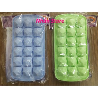 Khuôn Làm Thạch Rau Câu Phomai Làm Đá Hình Kim Cương SS 18 Viên