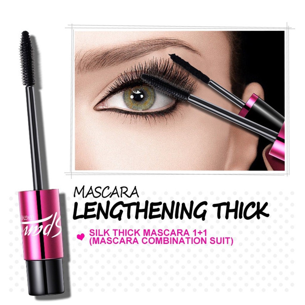 [Hàng mới về] Mascara sợi 4D kháng nước chuốt mi dài và cong vút tự nhiên