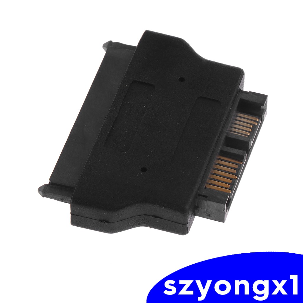 Đầu Chuyển Đổi 2.5 / 3.5 '' Inch Sata 22pin Female Sang Slim Sata 13pin Male