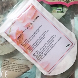 MẶT NẠ DẺO COLLAGEN HOA HỒNG