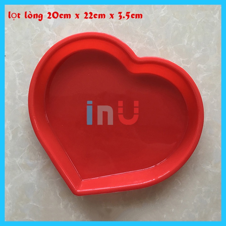 Khuôn silicon bánh chiffon, bánh Donut, mẫu tim kim cương nướng bánh, làm rau câu BSI