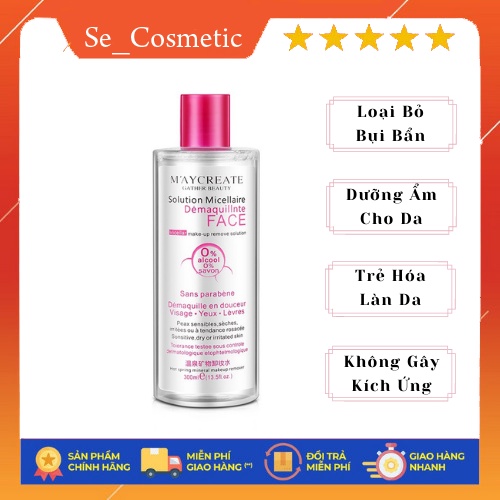Nước tẩy trang MayCreate làm sạch da- nuoc tay trang secosmetic | BigBuy360 - bigbuy360.vn