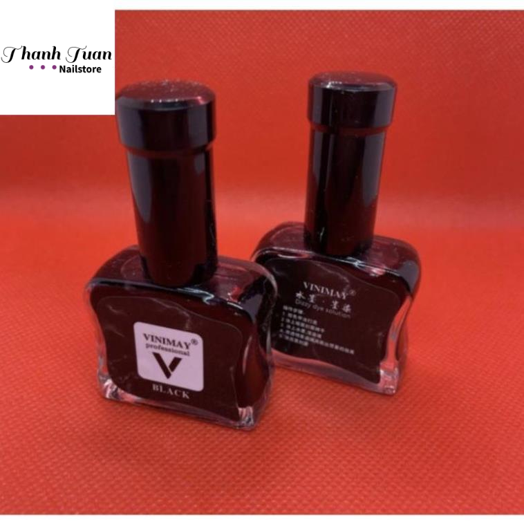 Cồn loang đen và trắng Vinimay chính hãng.trang trí nail  - Phụ kiện đồ nail