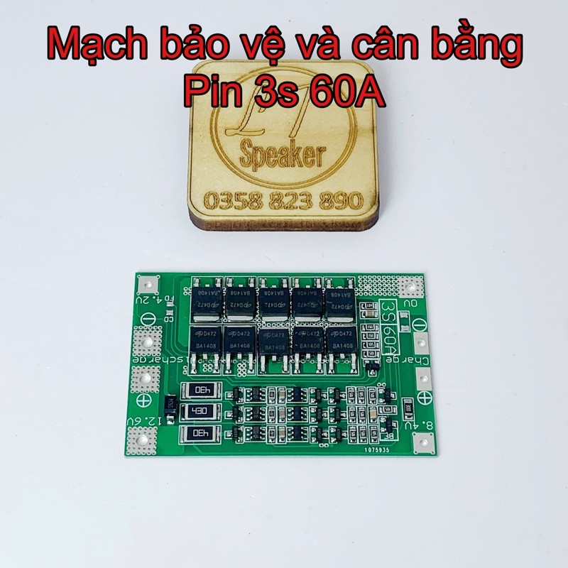 Mạch sạc sả cân bằng và bảo vệ pin lithium ion 3.7V 1S 2S 3S 4S 5S 6S