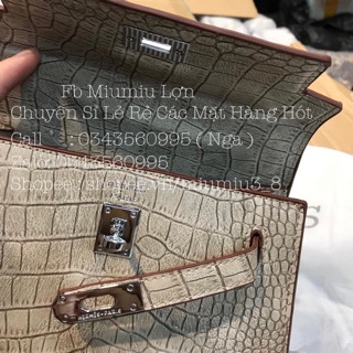 Túi Hm rắn vân sz 21