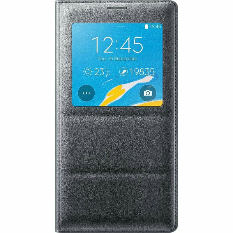 Khuyến Mãi Bao Da Điện Thoại Nắp Gập Chính Hãng Cho Samsung Galaxy Note 4