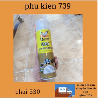 Chai xịt tẩy keo Falcon 530 loại xịn