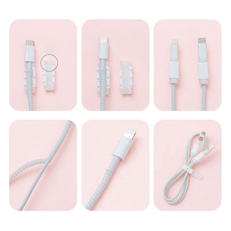 Miếng Dán Bảo Vệ Dây Cáp Sạc Cho Compatible for iPhone 12 13 13Pro