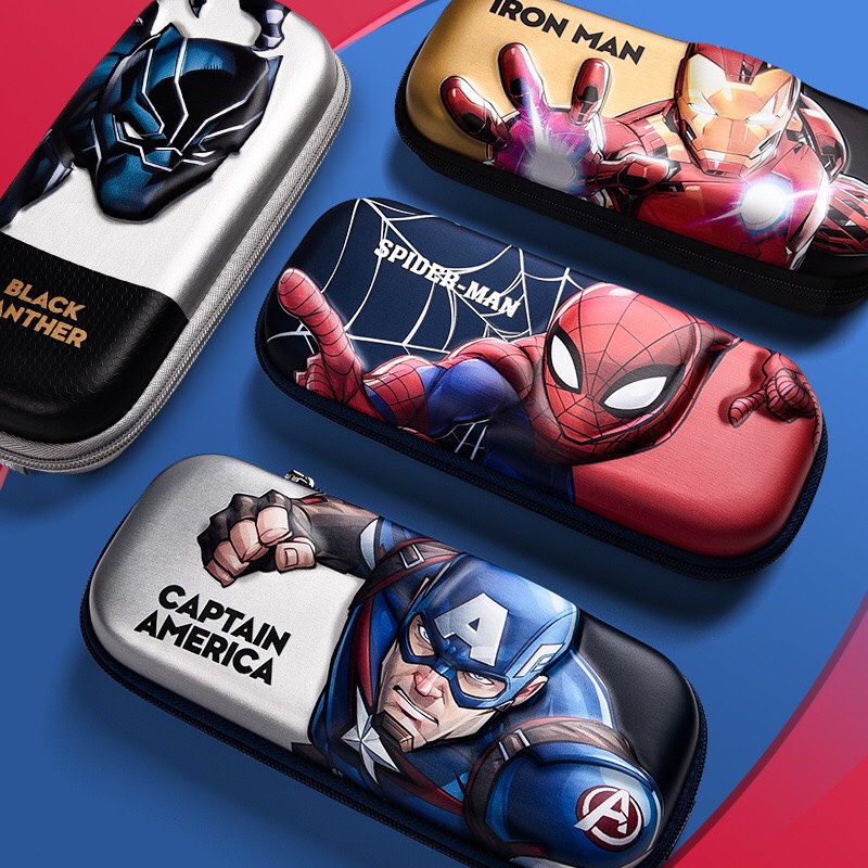 Hộp Bút Marvel 3D Nổi Chính Hãng UME Chống Nước Chống Bẩn Hình Siêu Nhân