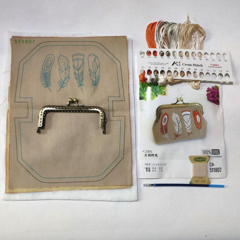 Ví Thêu Tay Phong Cách Châu Âu Sang Trọng