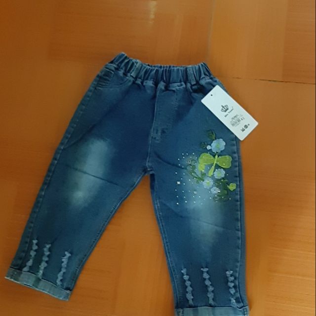Combo quần jean bé gái.