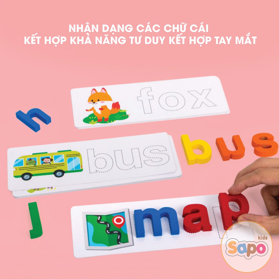 Đồ Chơi Ghép Chữ Cho Bé Spelling Game Học Ghép Chữ Tiếng Anh