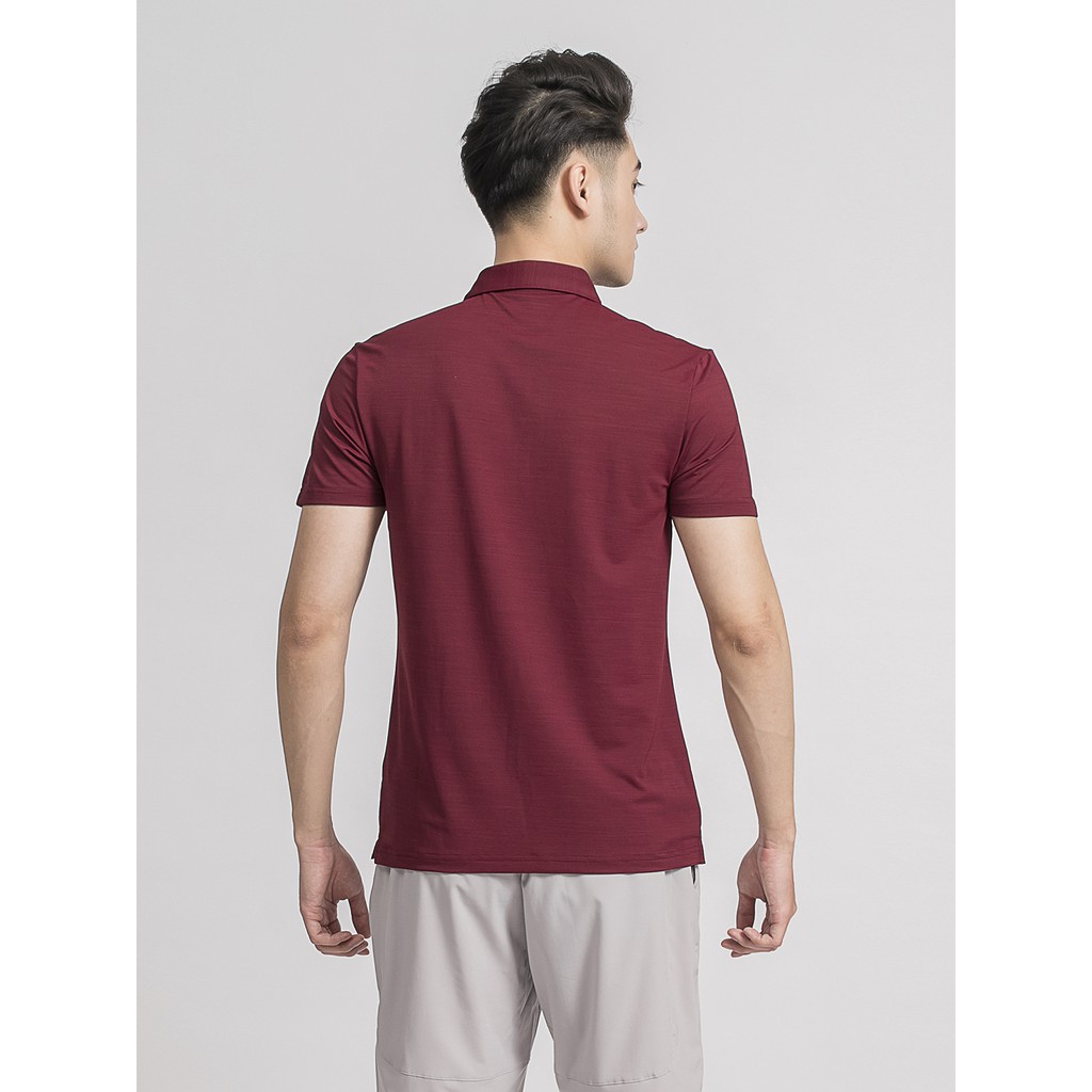 Áo polo nam ARISTINO dáng Slim fit ôm gọn, bề mặt lưới xốp nhẹ, polyester cool mát lạnh - APS022S9